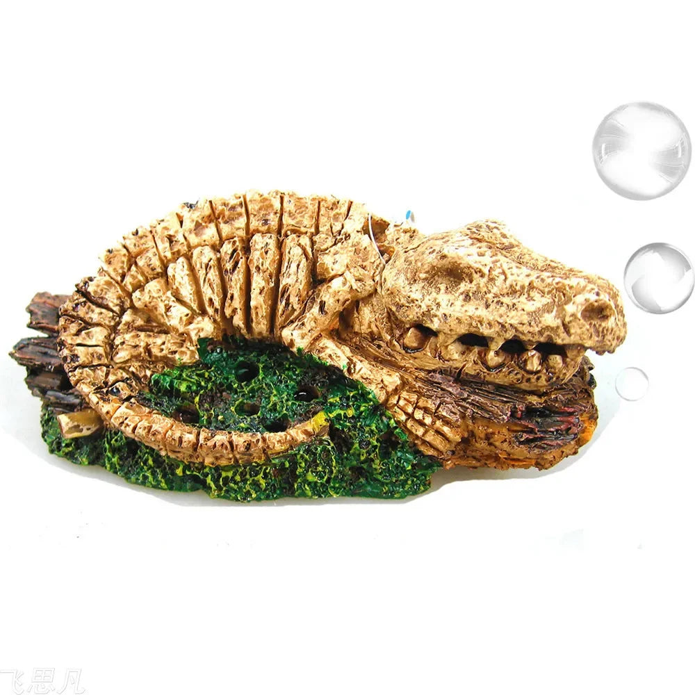 Bubble Blowing Artificial Animals- Fish Tank Decoration