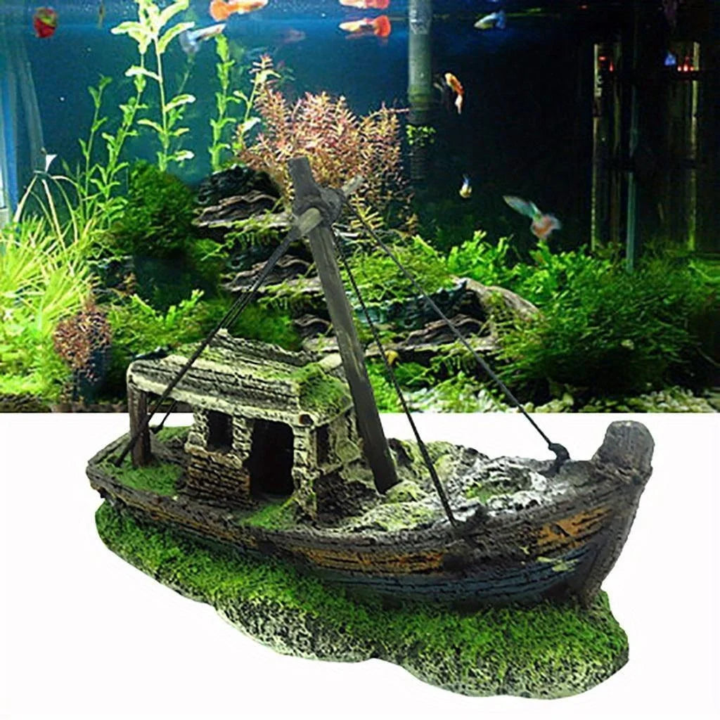 Ship Wreck- Fish Tank Decoration