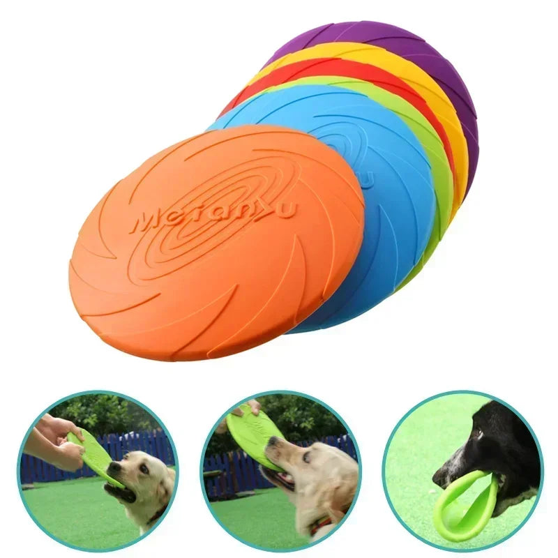 Silicone Flying Disk Dog Toy