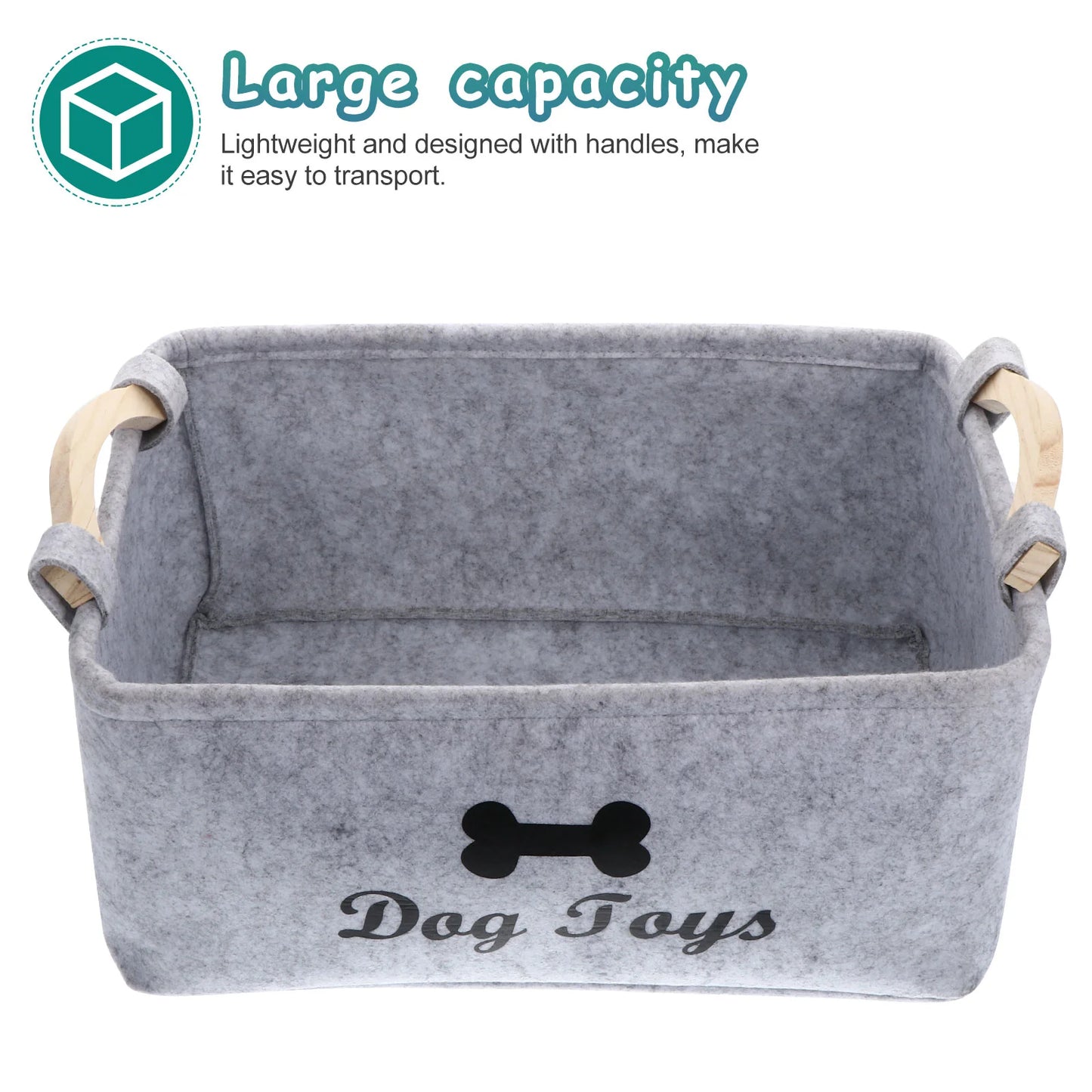 Dog Toy Storage Basket