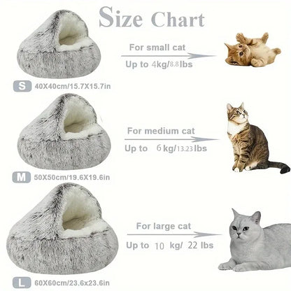 Soft Cat Cave Bed