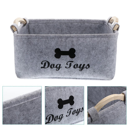 Dog Toy Storage Basket